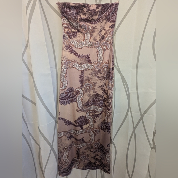 Mango Dragon Print Special Edition Column Gown XS - Picture 6 of 7